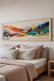 Wallity Artsmdfyty2-3370 Pintura Decorativa Enmarcada Multicolor 33 x 70 cm